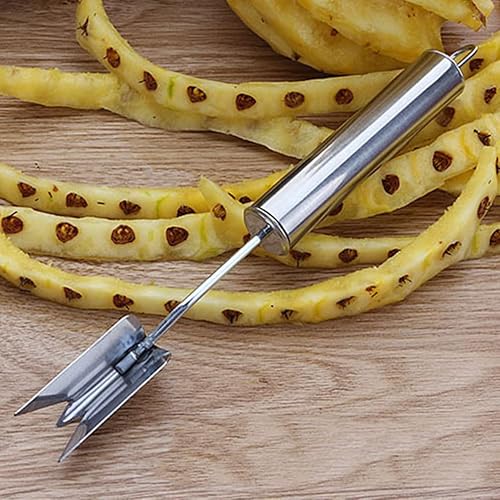 Miniatura 7 de DOITOOL 4 piezas de pelador de ojos de piña, herramienta de acero inoxidable, cortador de frutas para el hogar y la cocina