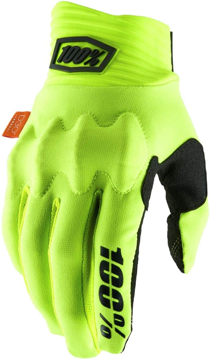 100% Cognito D30 Protection Enhanced Motocross Gloves - MX, Dirt Bike & Powersport Riding Gear with Extra Knuckle Gaurds : Tools & Home Improvement