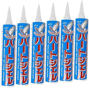 Amazon ハト飛来防止用忌避剤 ハートジェル カートリッジタイプ 285g 6本セット 施工目安 約30m分 園芸用害獣 害虫忌避剤 Amazon ハト飛来防止用忌避剤 ハートジェル カートリッジタイプ 285g 6本セット 施工目安 約30m分 園芸用害獣 害虫忌避剤
