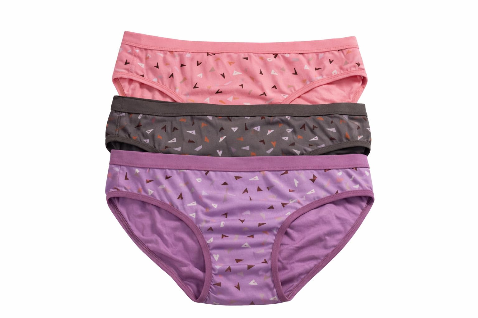 Women's Cotton Bikini Briefs, Pack of 3, Soft Cotton Fabric, High Stretch Elastic, Breathable, Printed-picture-54