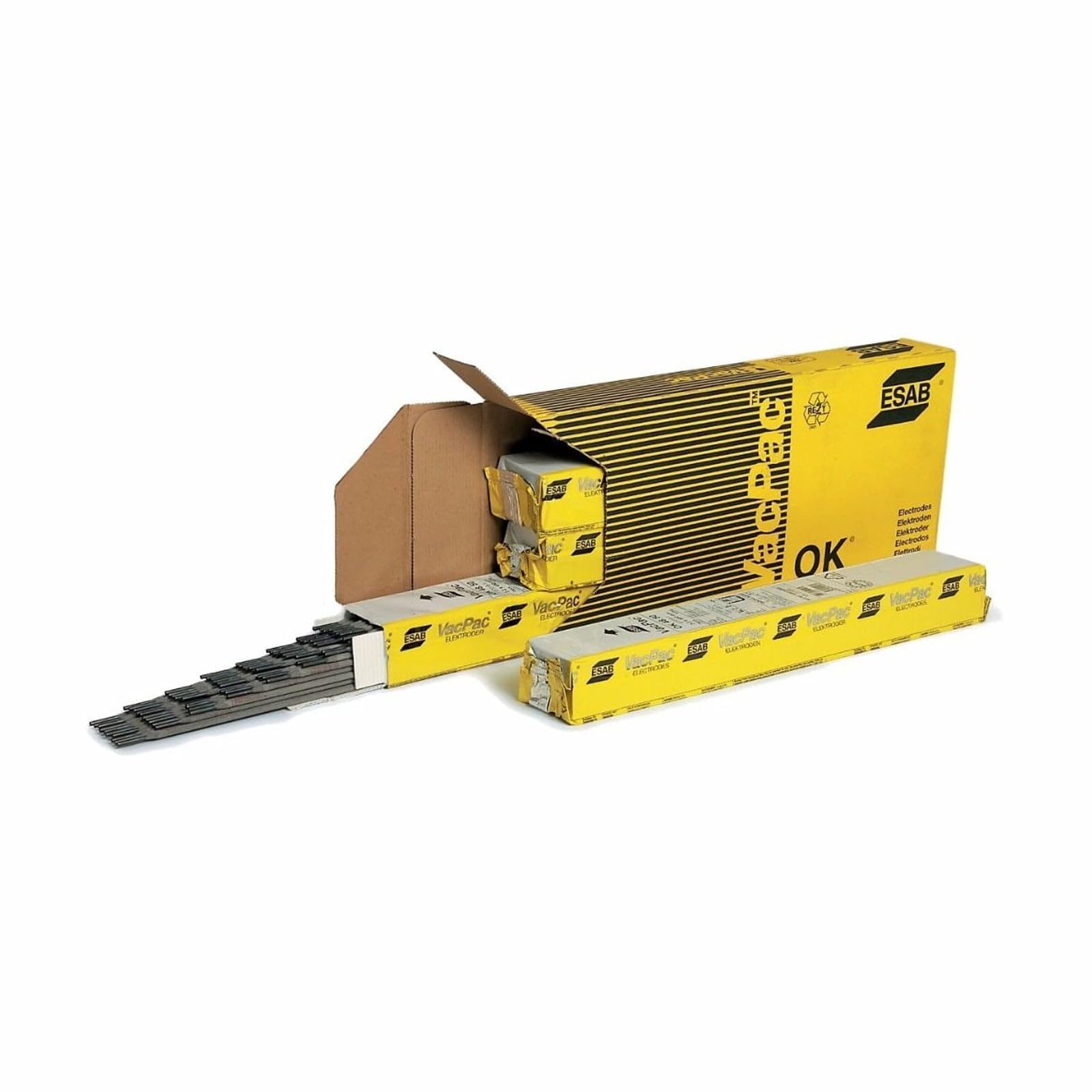 ESAB OK48.50 - Electrodo básico H4R 3,2 x 450 mm, soldador de acero carbono manganeso profesional vertical / horizontal