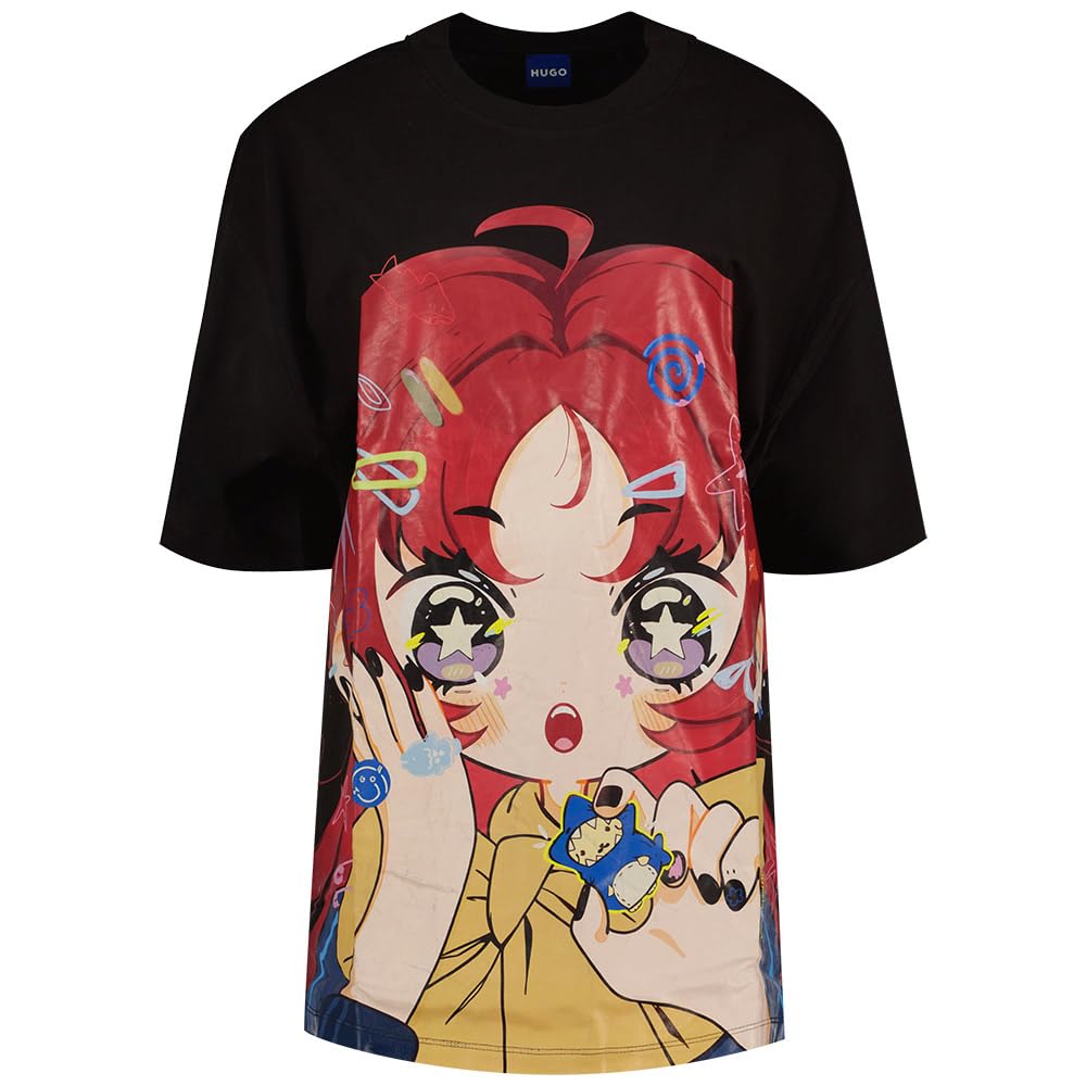 Hugo Oversized Tee_b_4 Maglietta Donna