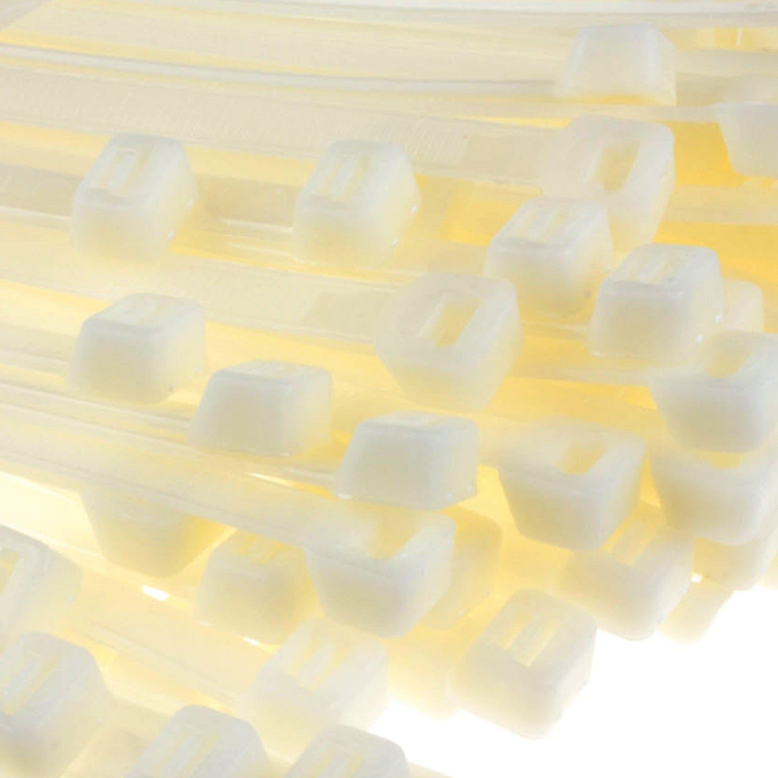 Entie White Natural Cable Ties 7.6Mm X 300Mm Nylon 66 Ul Approved [100 Pack] [300Mm X 7.6Mm]