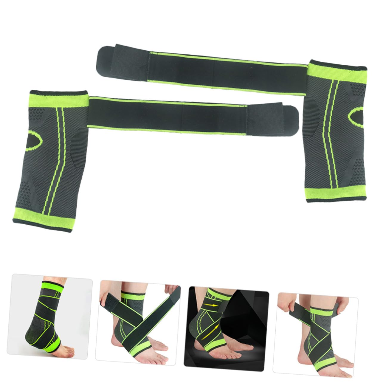 FOMIYES Ankle Fixing Guards Compression Ankle Sprain Protection Band for Sports