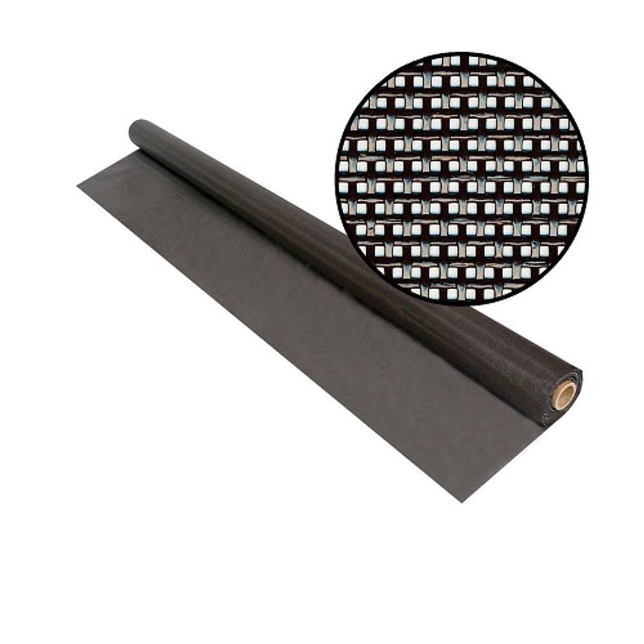 Phifer Solar Screen Mesh for Windows 80% Shade – Energy-Saving Solar Screen Roll 72 in x 25ft, Black – DIY Exterior Sun Shades for Reduced Glare and More Privacy - Patio & Porch