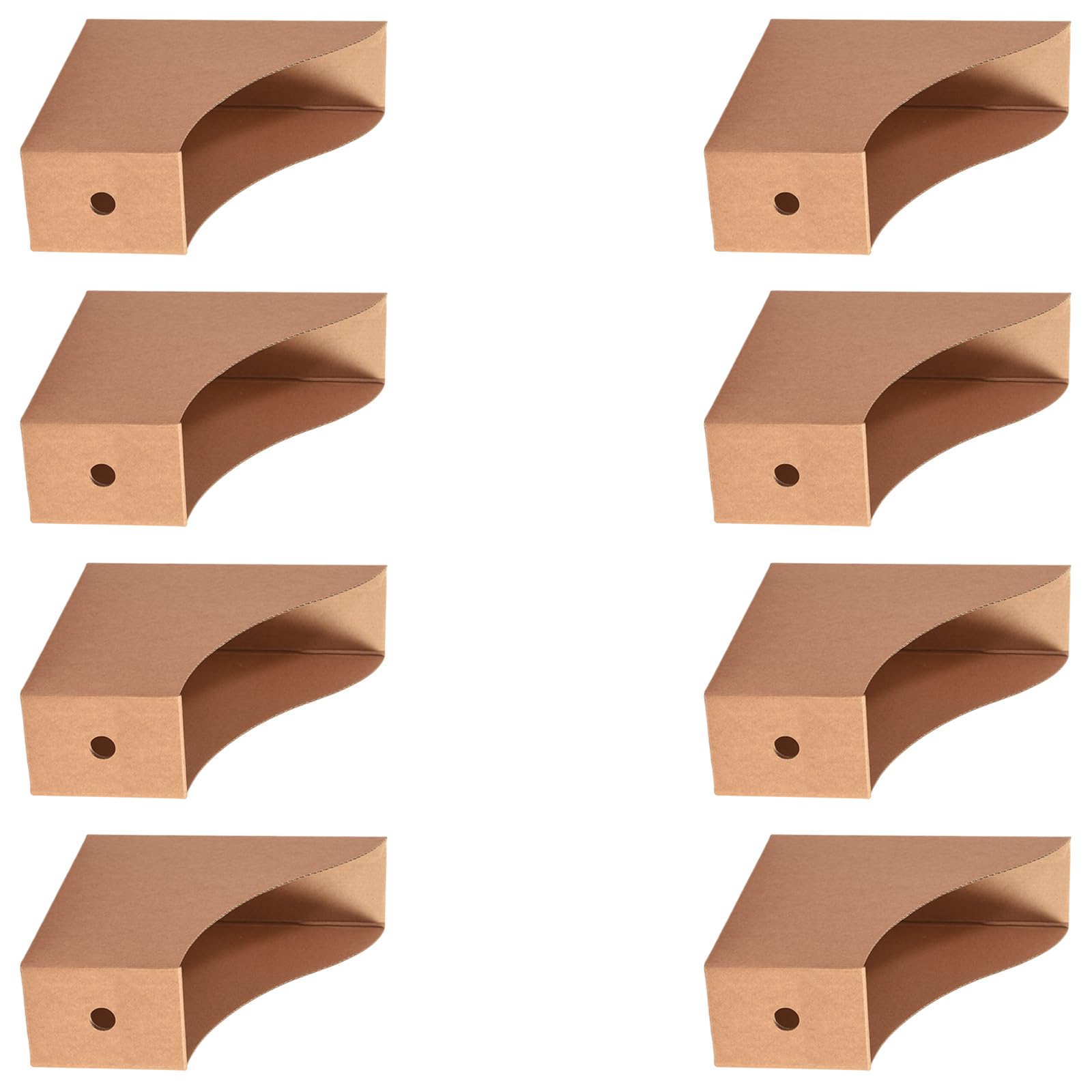 Kalttoy 8 Pcs File Box Document Organizers Box File Storage Desktop Organizers Cardboard Magazine Holders for
