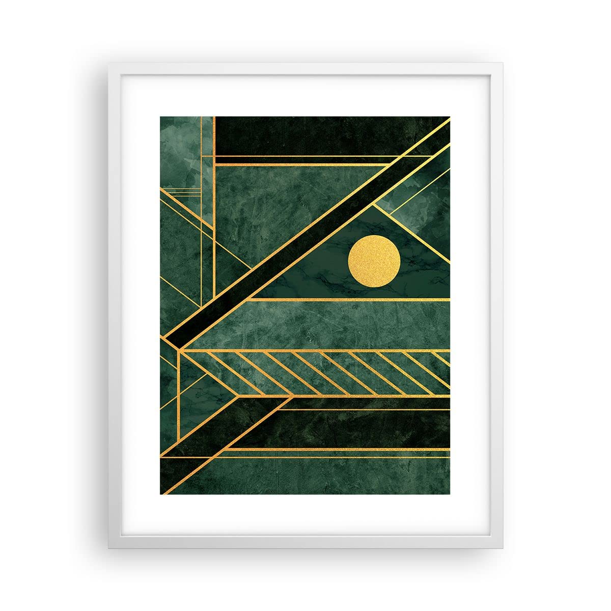 ARTTOR Stampa da Parete Cornice Bianca 40x50 cm Astratto - 4797 - P2W
