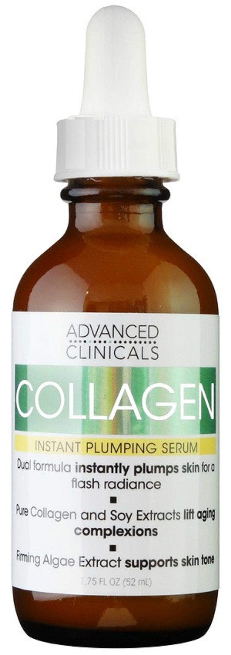 Advanced clinicals instant plumping collagen serum