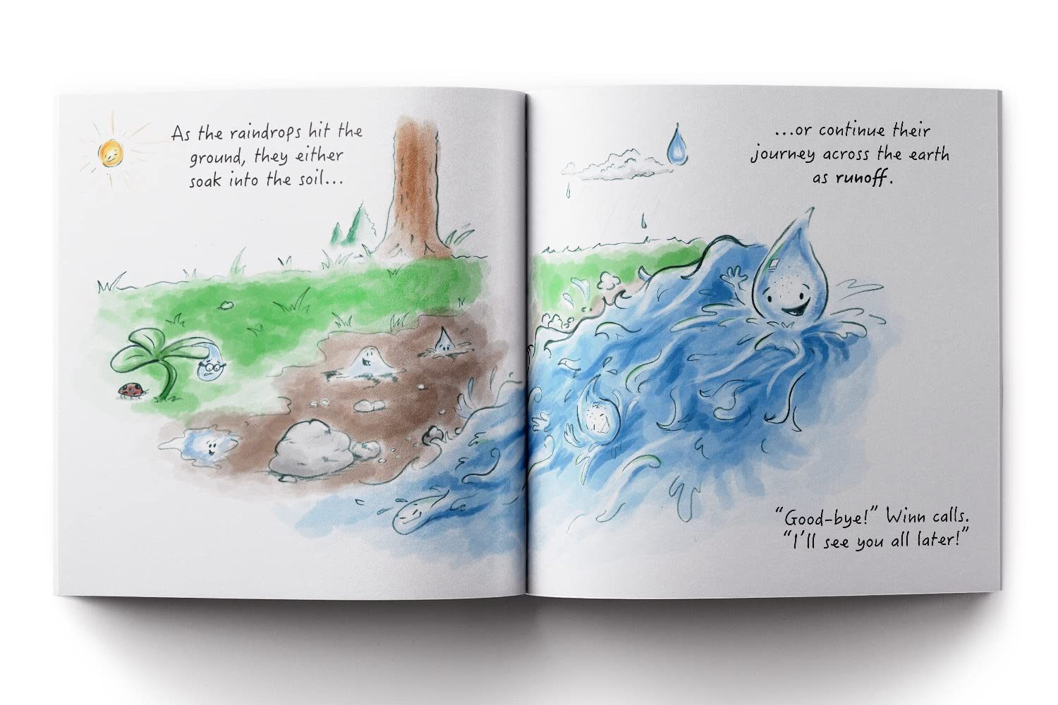 Winn and Doug the Waterdrops: A Water Cycle and Wastewater Story (STEAM at Work!, 5) - Image 3