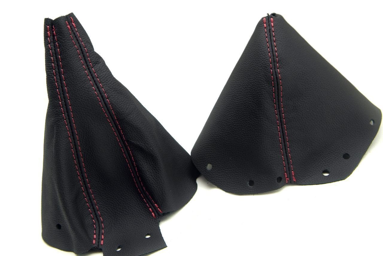 のぼと BLACK STITCH TOP GRAIN LEATHER MANUAL SHIFT BOOT FITS NISSAN