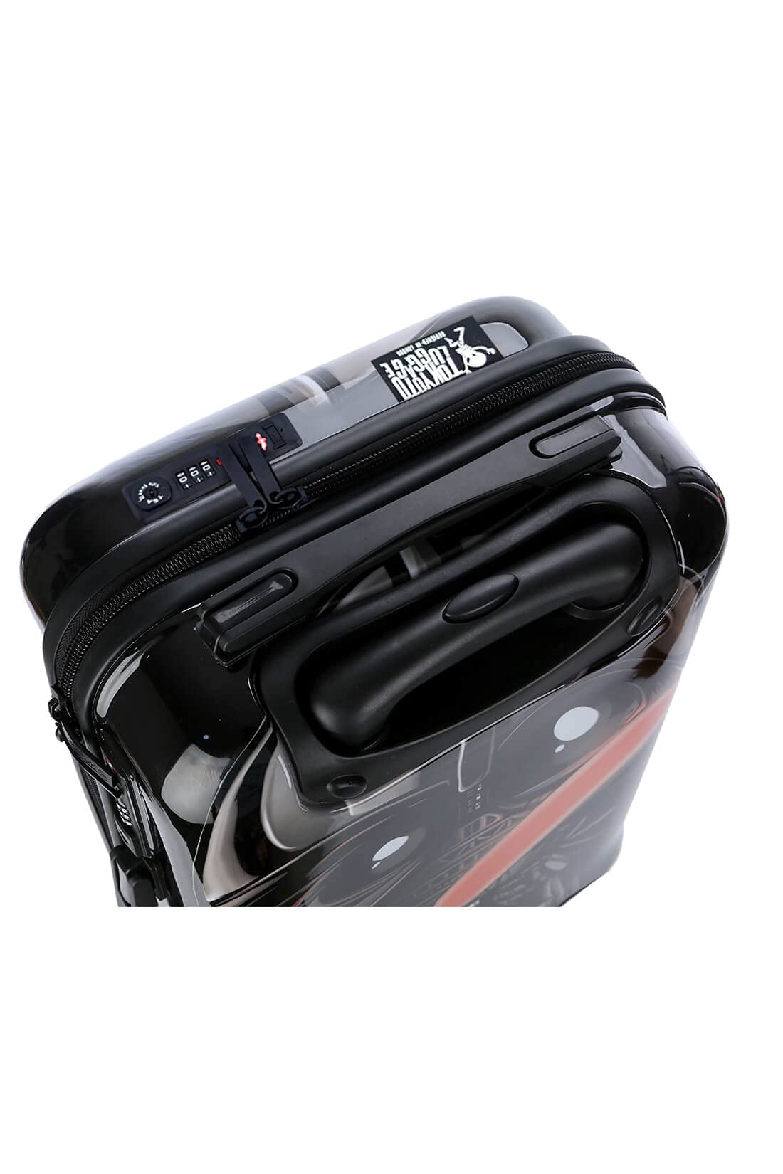 TOKYOTO - Valigia Da Cabina Divertente Per Bambini Adolescenti Ragazzi Fans Dei Cartoni Animati Guerre Stellari Bagaglio Mano USB 55x40x20 cm Trolley 55x35x20 Valigia 10Kg Rigida Black Empire