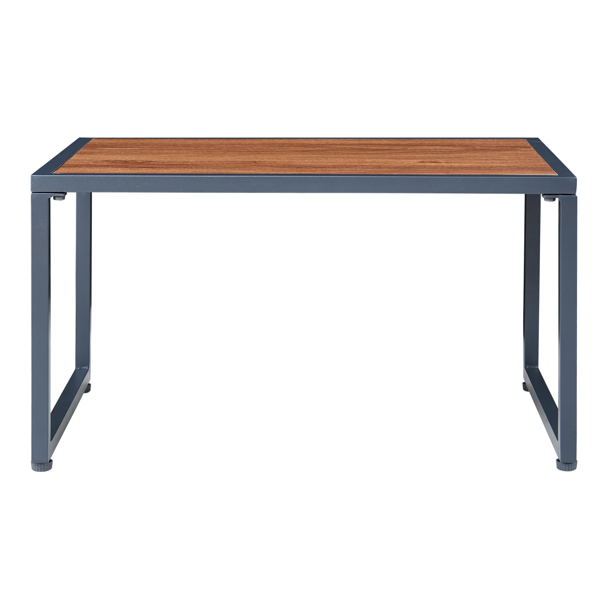 casa.pro Gartenmöbel Set Karg Balkonmöbel Lounge Set 4-teilig Sitzgruppe 3 Sofaelemente mit Couchtisch Outdoor Ecksofa Rattan-Armlehne Kissen wetterfest Dunkelgrau/Rattanoptik