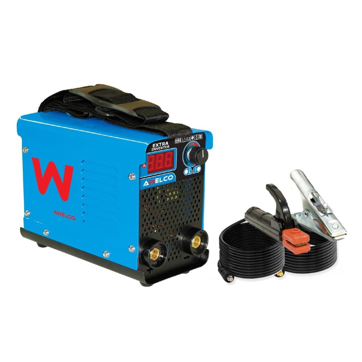 AWELCO - Saldatrice 30-200A Saldatrice Inverter MMA EXTRA200 IGBT Saldatura Elettrodo Rutile