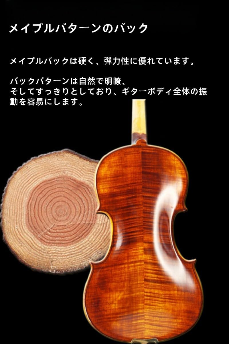 バイオリン 楽器 4/4 3/4通常サイズ 初心者にオススメの入門用