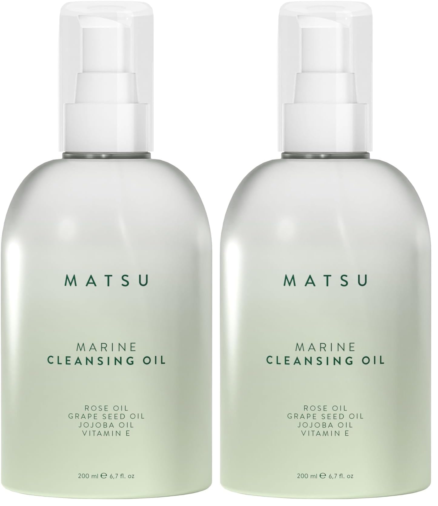 Matsu Professional Marine Algae, Bariyer Koruma Makyaj ve Yüz Temizleme Yağı, 200 Ml (2 paketi)