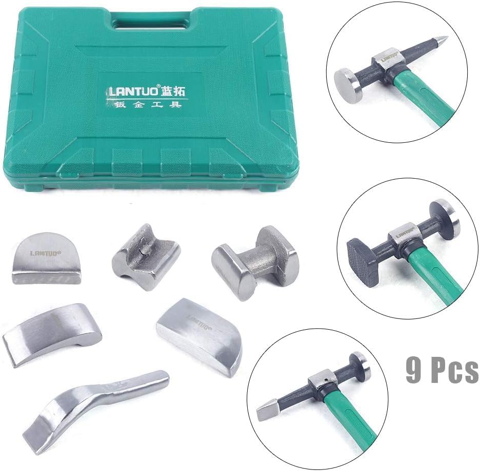 Auto Body Repair Kit, Hammer Beating Repair Set Car Sheet Metal Shaping Movable Car Body Corrector Kit
