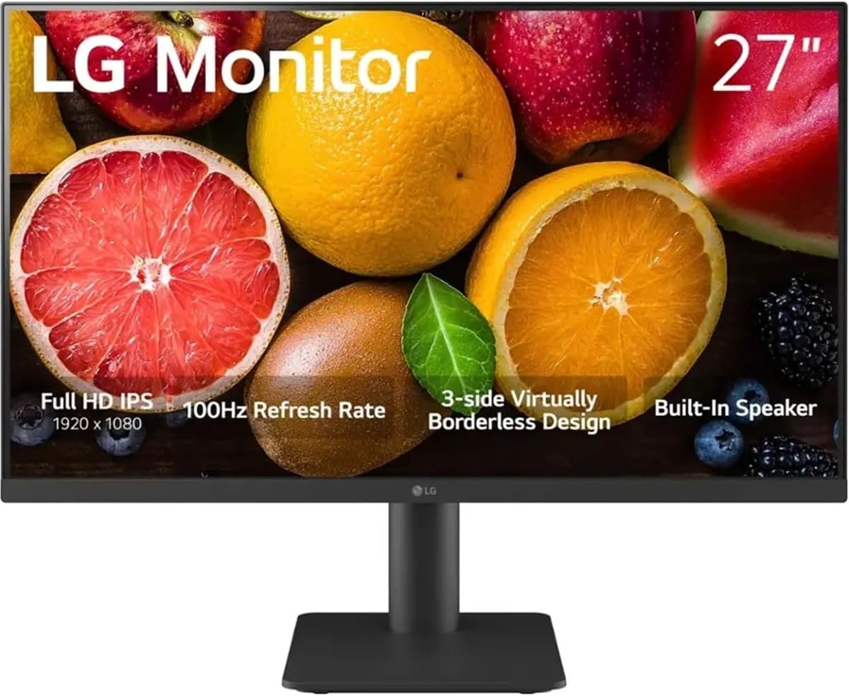 LG 27MS570B-B 27" 16:9 Full HD 100Hz IPS LCD Monitor, Black