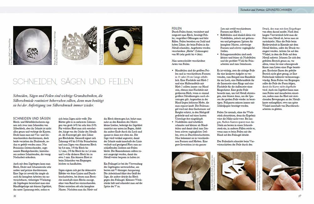Silberschmuck gestalten: Techniken, Oberflächenbehandlung, Inspiration