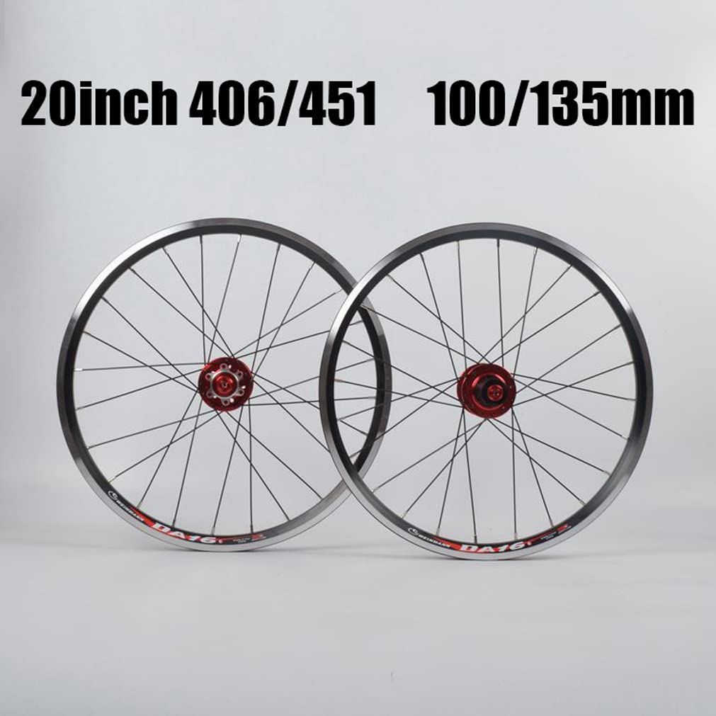 Amazon.co.jp: 20インチ折りたたみ自転車ホイールセット406