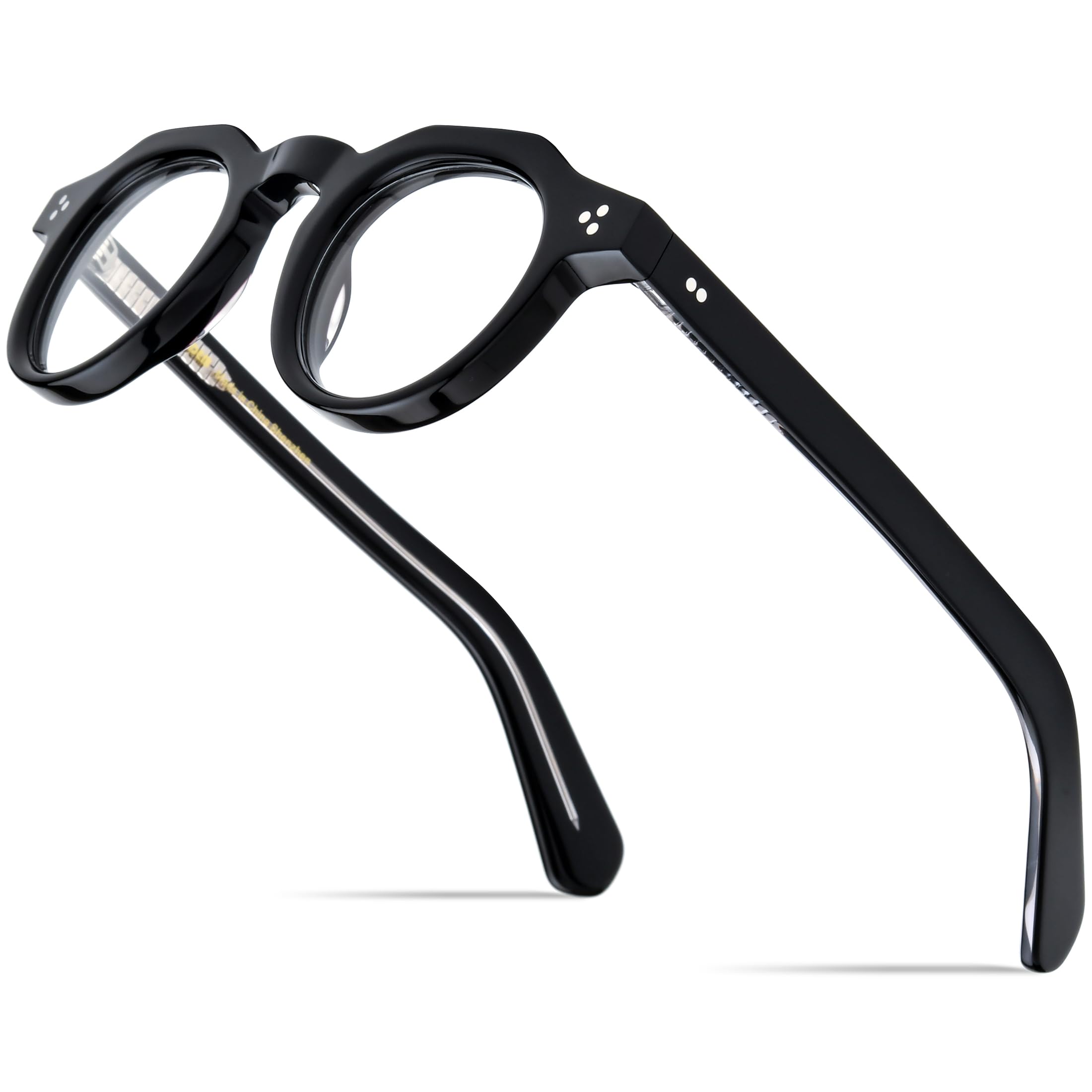 HEPIDEM Acetate Glasses Frame Men Women Square Eyeglasses Optical Spectacles MZEPH