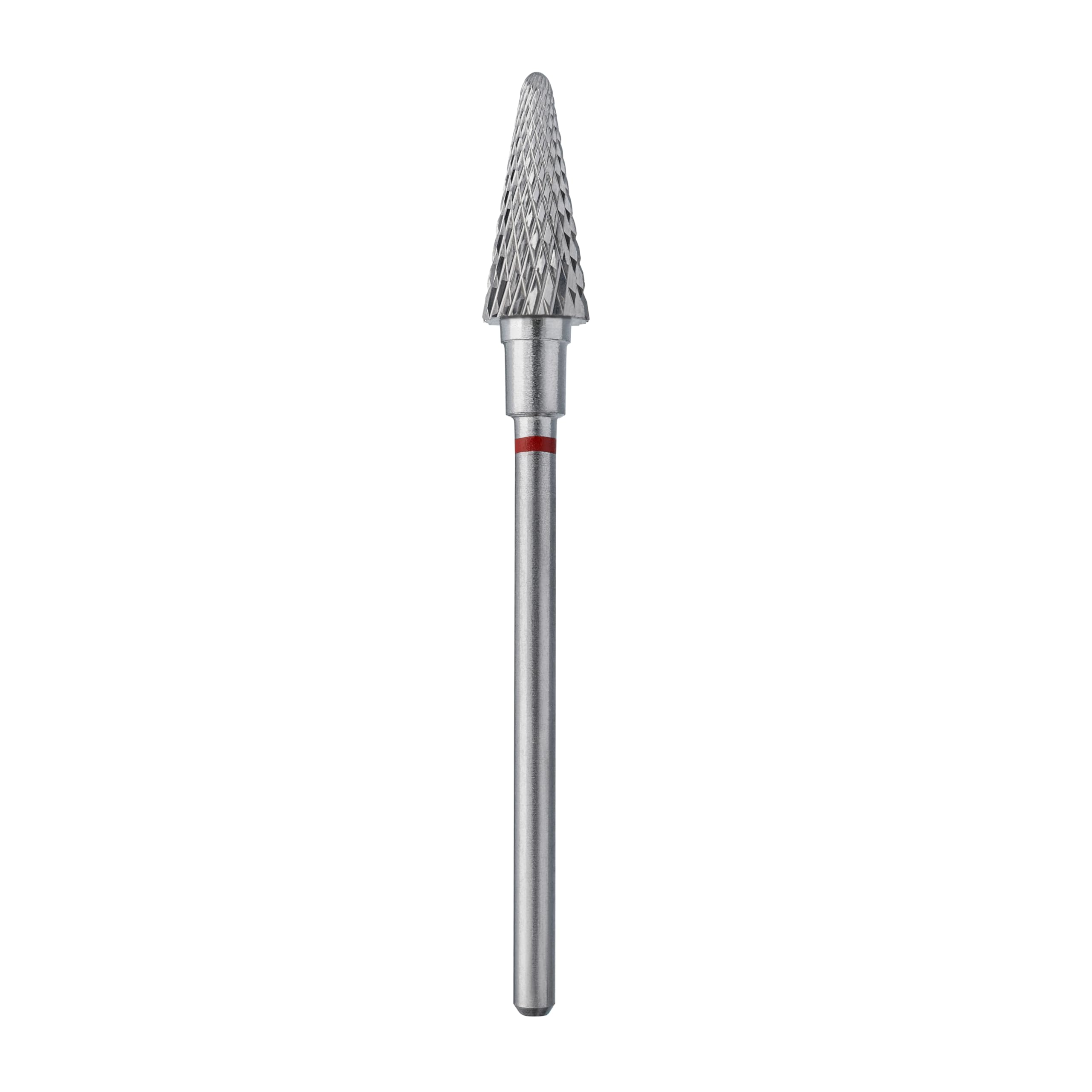 STALEKS PRO fresa de carburo de tungsteno para torno de uñas, broca 6x14 mm. Forma cónica (Grano Fino)