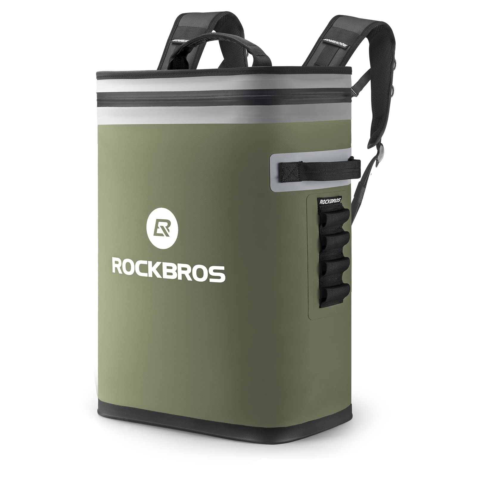 ROCKBROS Backpack Cooler Leak-Proof Soft Sided Cooler Waterproof Insulated Backpack Cooler Bag 36 Can Soft Cooler for Camping Fishing Party Outdoor Adventure Picnic