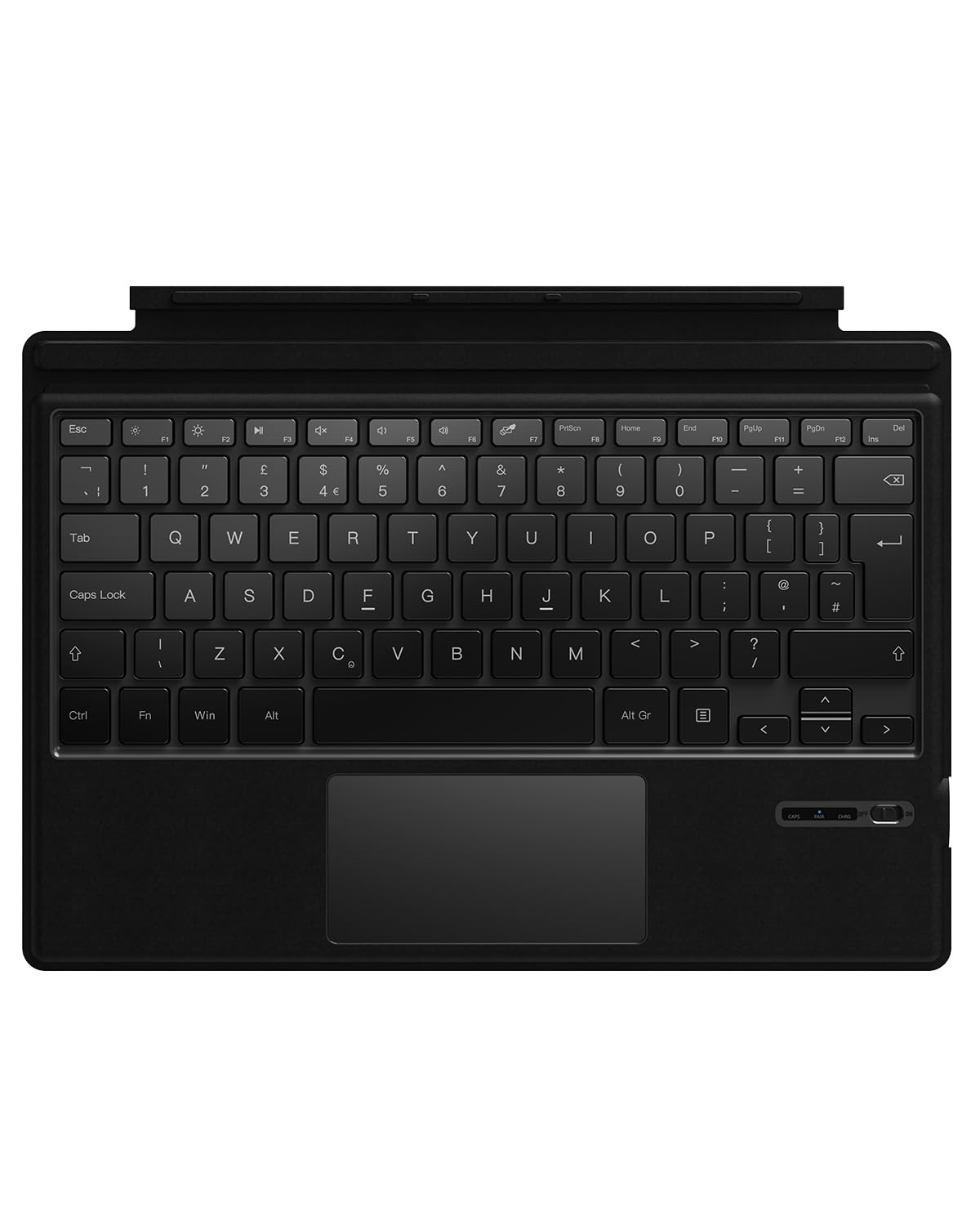 Microsoft Surface Pro Keyboard for Pro 7 Plus/Pro 7 /Pro 6 /Pro 5 /Pro 4 /Pro 3, Wireless Bluetooth Keyboard, Type Cover with Rechargeable Battery, Multi-Gesture Touchpad, UK Layout