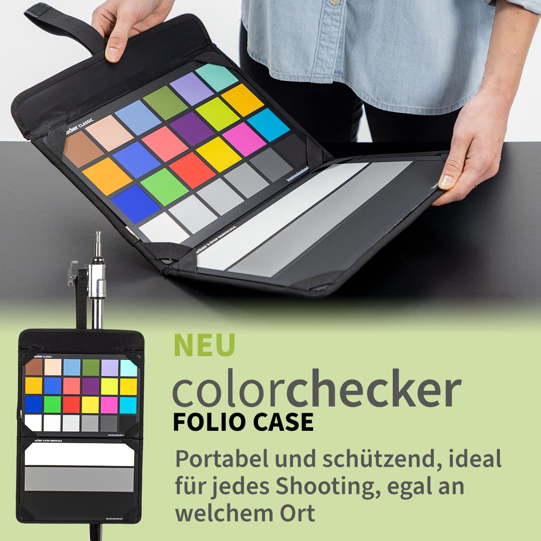 Calibrite ColorChecker Folio – Schutztasche für Farbkarte, Schwarz
