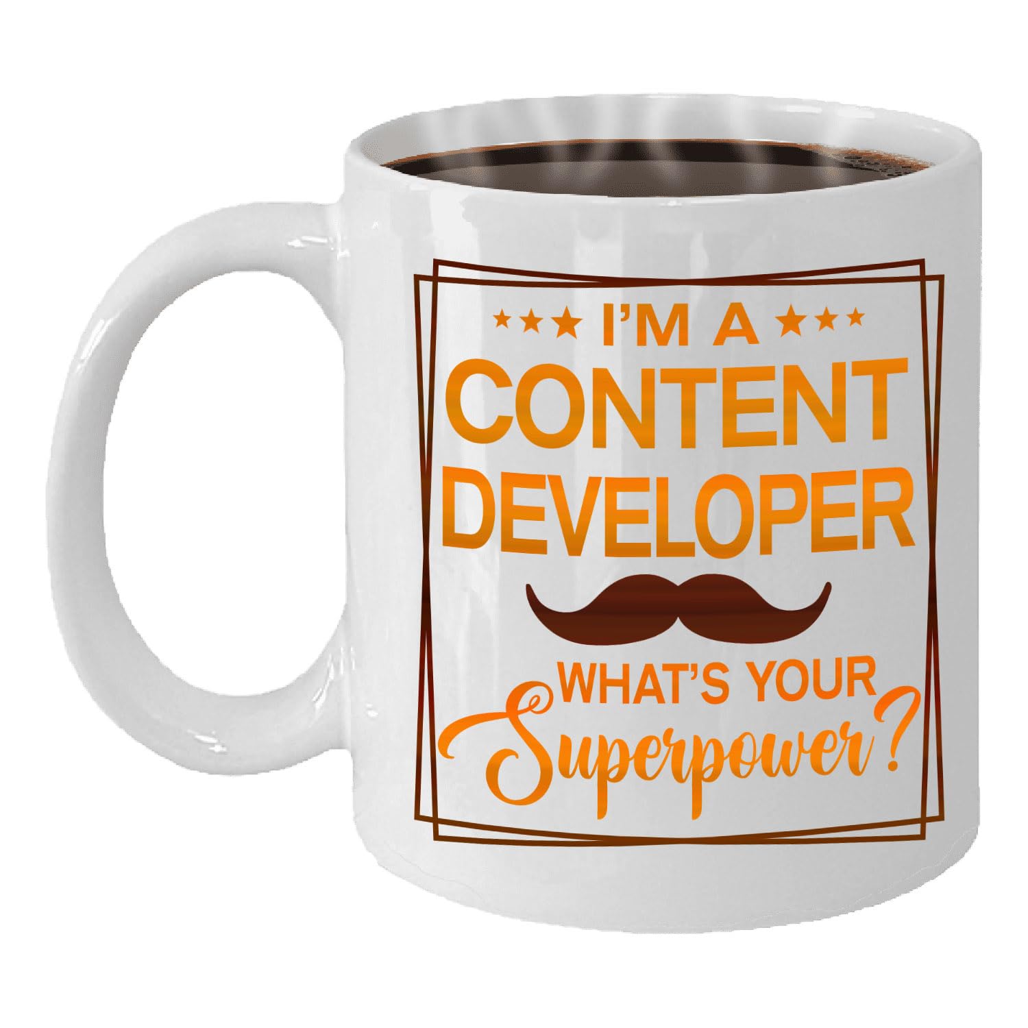 Content Developer Mug, Content Developer Gift, Gift for Content Developer, Future Content Developer, Retirement Gift for Content Developer - 11oz White Ceramic Coffee Mug - Christmas, Thanksgiving