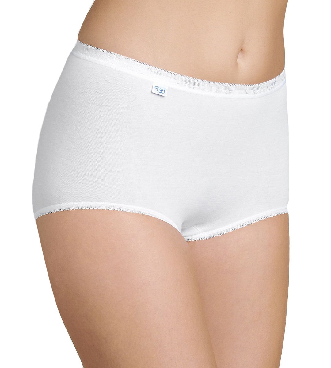 Sloggi Pack Of Three White Basic Maxi Briefs 22