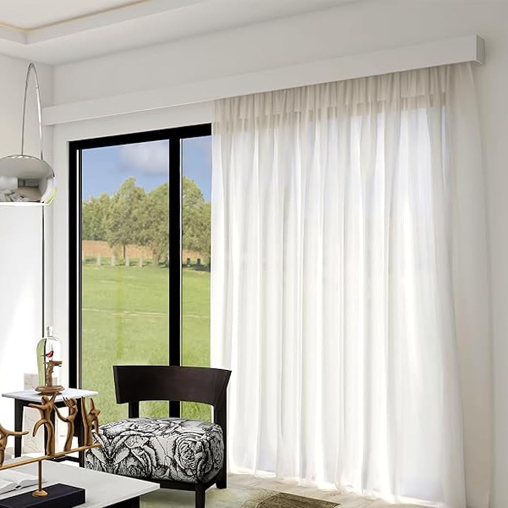 Riel para ventanas Detive de 2 m blanco: renueve la decoración del hogar con montaje oculto