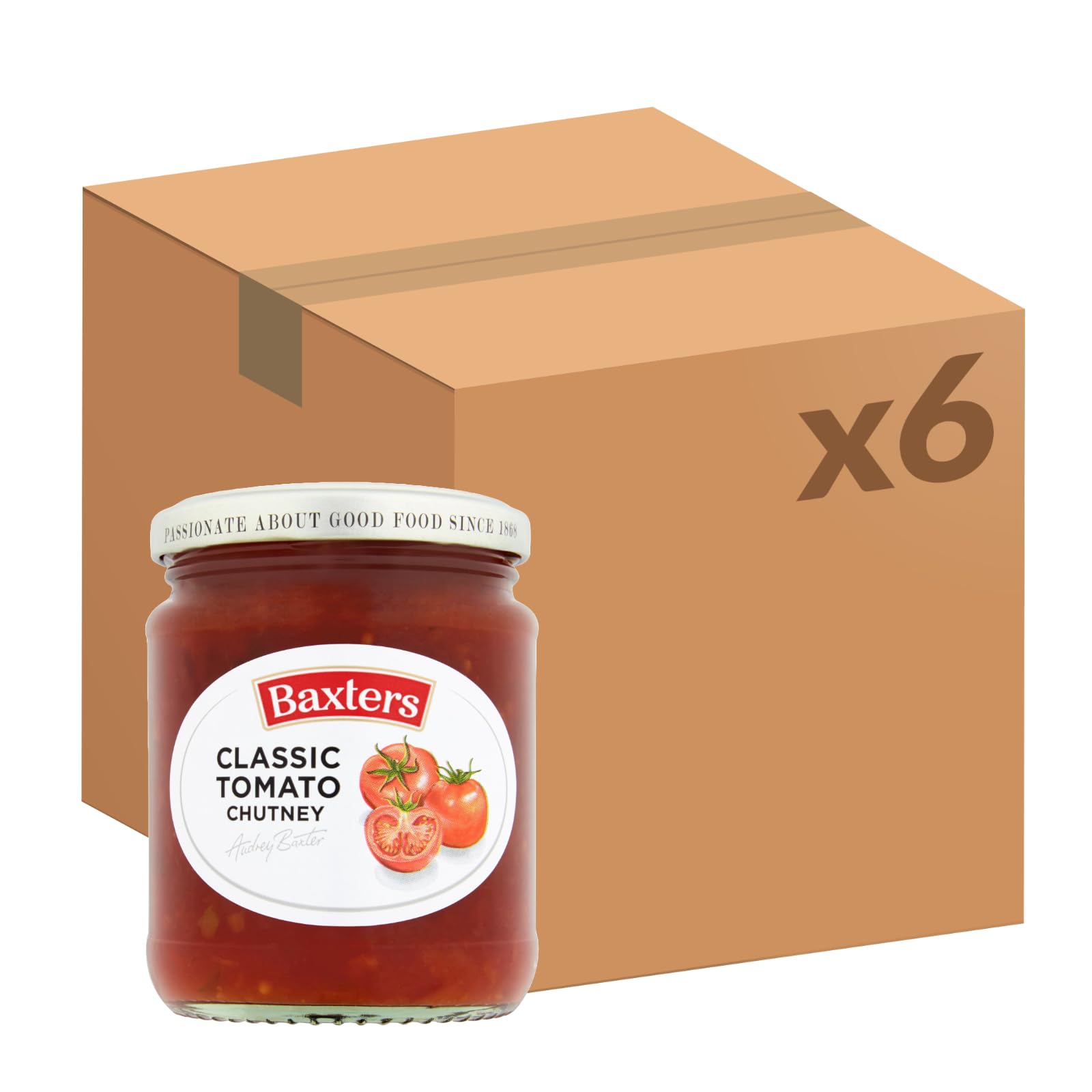 Baxters Classic Tomato Chutney, 270 g (Pack of 6)