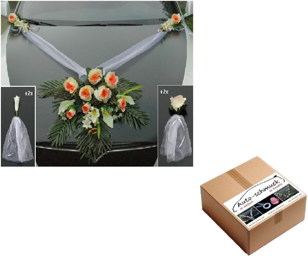 Artificial Flowers Bouquet Wedding Car Decoration Lemon 5