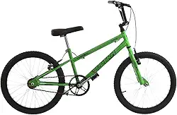 Bicicleta de Passeio Ultra Bikes Esporte Rebaixada Garfo Reforçado Aro 20 Freio V-Brake Infantil Juvenil Verde Kw