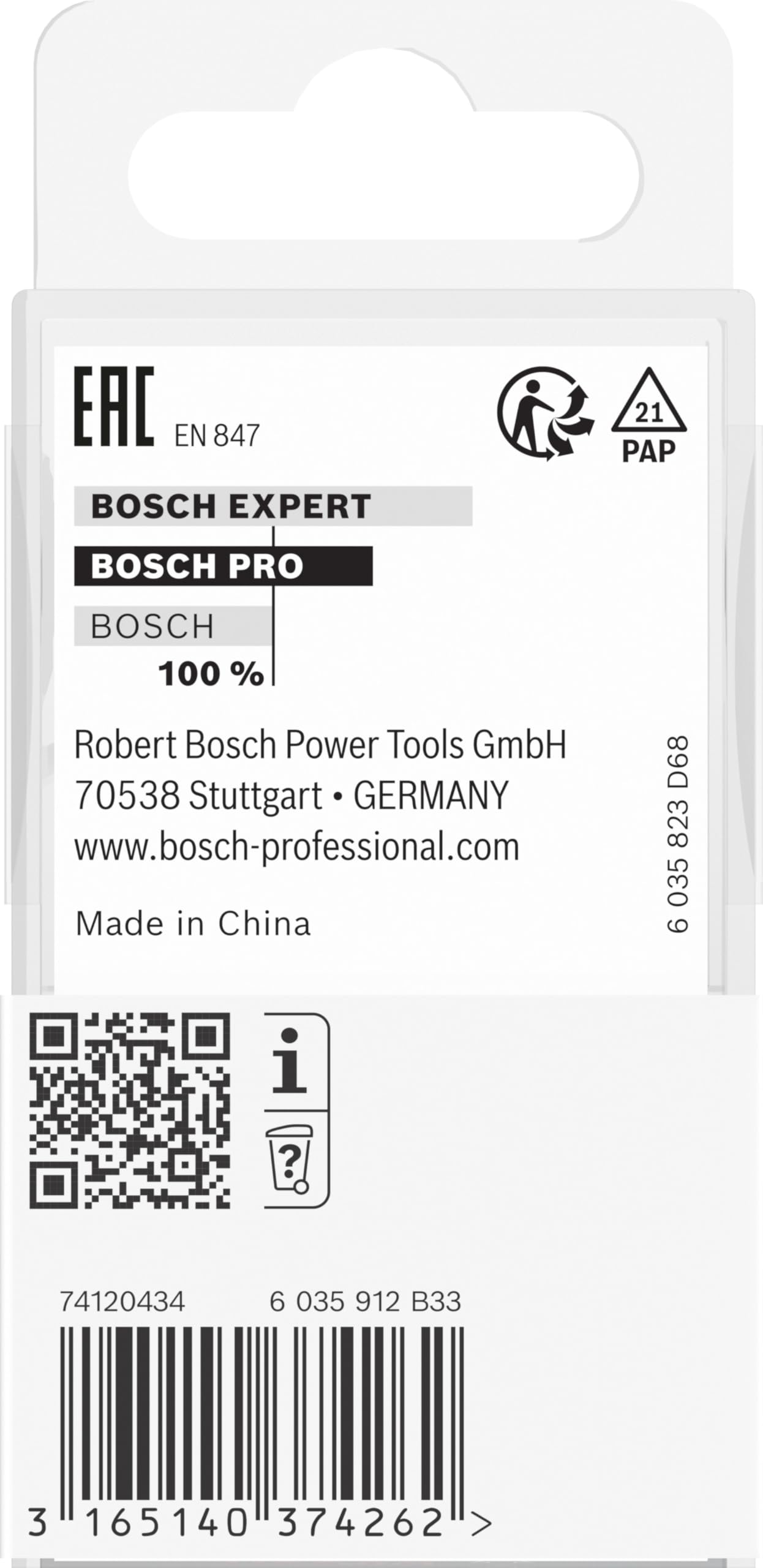 Bosch 1x PRO Hohlkehlfräser (für Weichholz, Hartholz, Ø 25,4 mm, Professional Zubehör Handfräse, Kantenfräse)