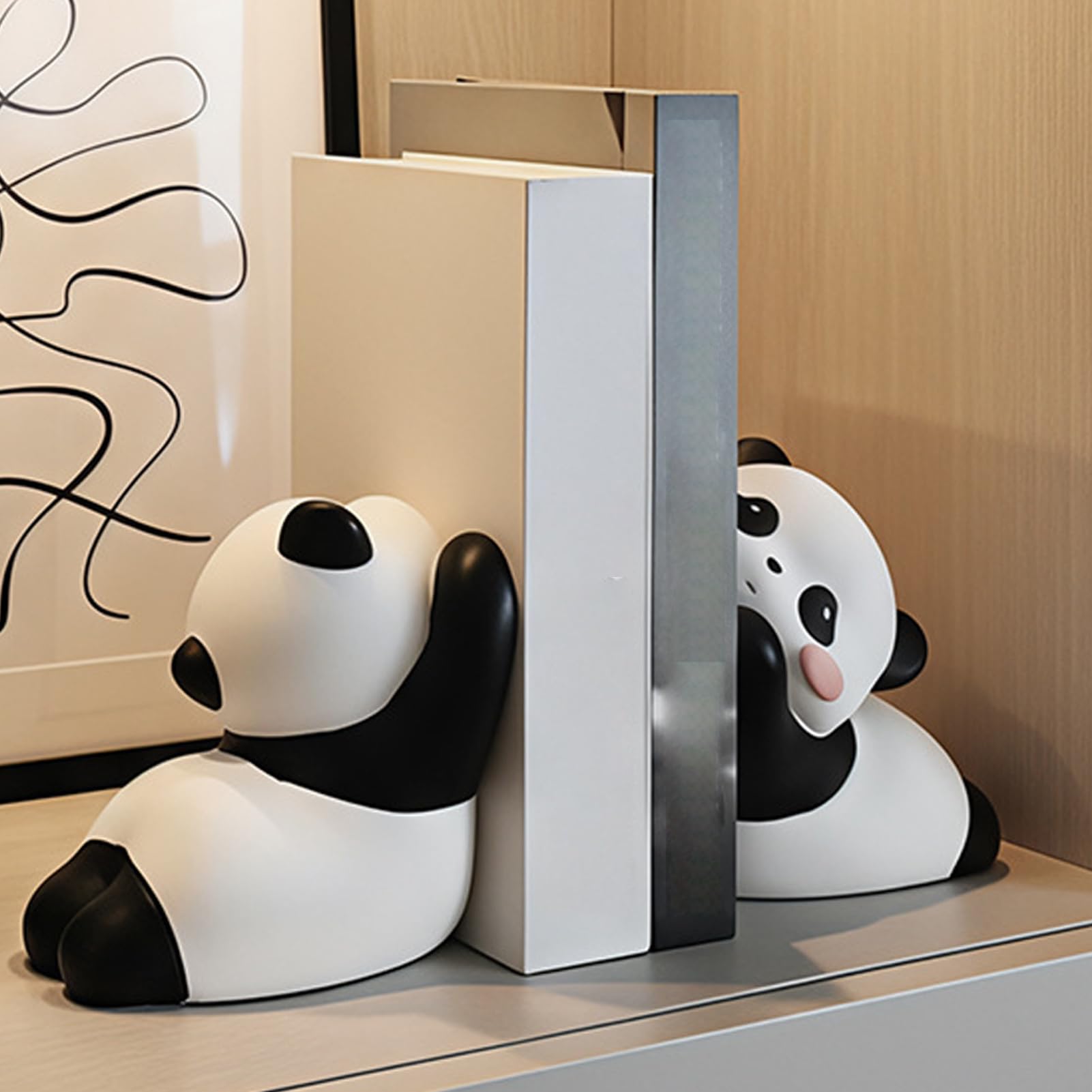 Dziecięce Podpórki Do Książek Panda Podpórka Książkowa | Podpórki Dla Ciężkich Książek Do Sypialni Salonu Biura Biblioteki Stołu Biurka Kuchni Dekoracji
