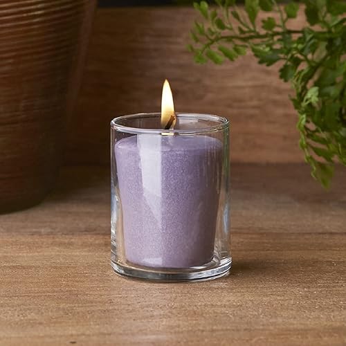 Miniatura 4 de Root Candles Seeking Balance - Velas votivas de 20 horas, Relax Geranio Lavanda (paquete de 18)