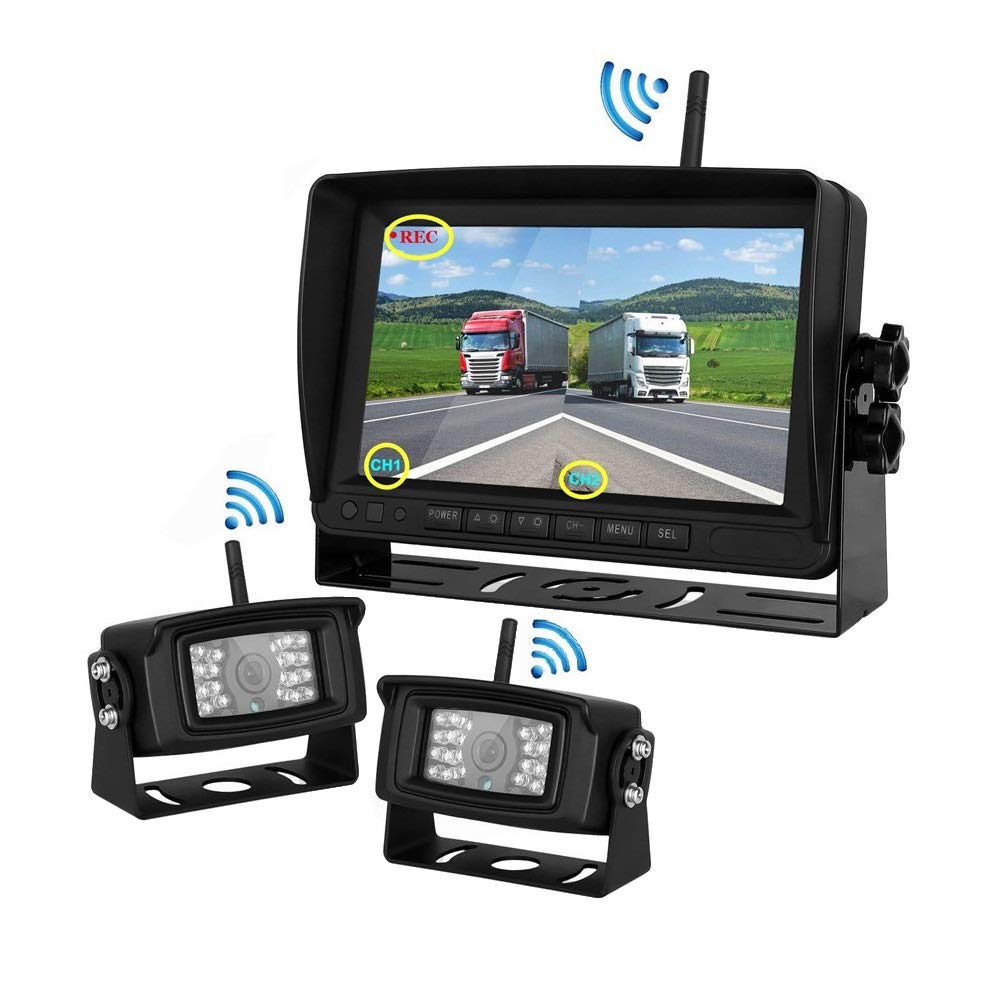 Buy WeniChen Wireless Backup Camera with Monitor System, 7'' Wireless