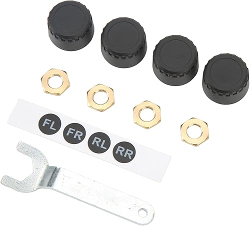 TPMS Reifendrucküberwachungssystem, Echtzeitanzeige Temperaturdruck 0-100 PSI, A