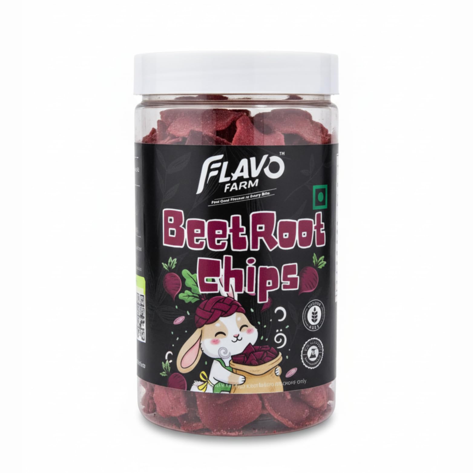 FlavoFarm Beetroot Veggie Crisps 150g - Gluten-Free Beetroot Chips - Healthy Plant-Based Snack - Light & Airy Savory Treat - Baked to Perfection, Crunchy Texture - Ideal for Kids & Adults Alike-image-26