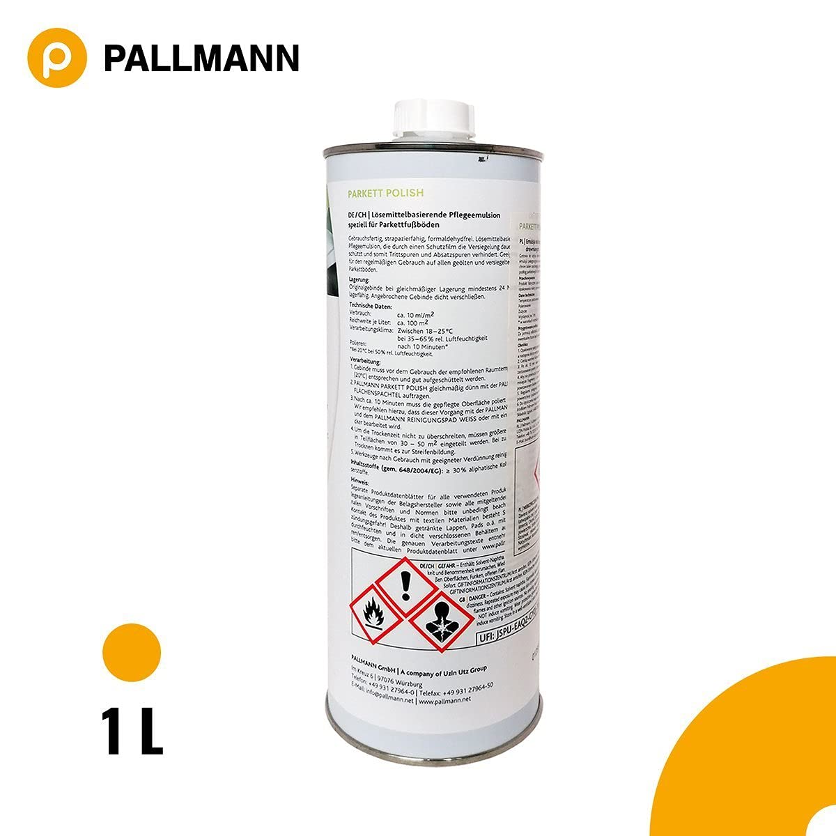 Pallmann "Parkett Polish" 1,0 Liter Gebinde