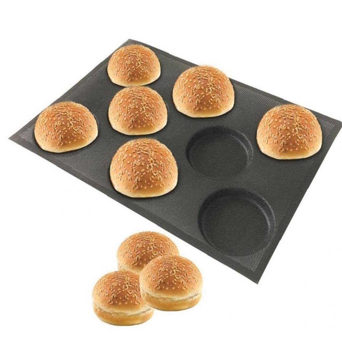 Moule à pain en silicone perforé anti-adhésif idéal pour gâteaux et baguettes
