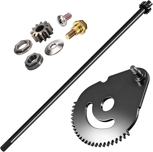 738-0919 Eje de dirección con buje y kit de engranajes de dirección 617-04094 para cortacésped MTDTroy-BiltCraftsman, contiene 948-0389 731-1309