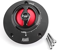 Vista 8 de Areyourshop Tapa de combustible sin llave para Yamaha YZF-R1 2004-2017, YZF-R6 2003-2016, FJ-09/MT-09 Tracer 2013-2016, FJR 1300 2006-2016, FZ8