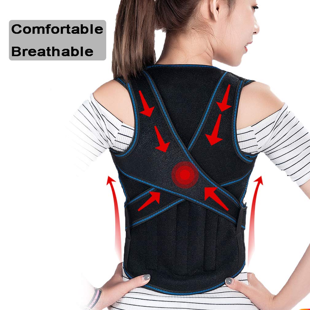 Bene Fascia Posturale Spalle e Schiena Regolabile, per Il Collo Schiena Spalle Migliora la Postura e Evitare di Piegarsi Migliora Postura Dolore Unisex, XL