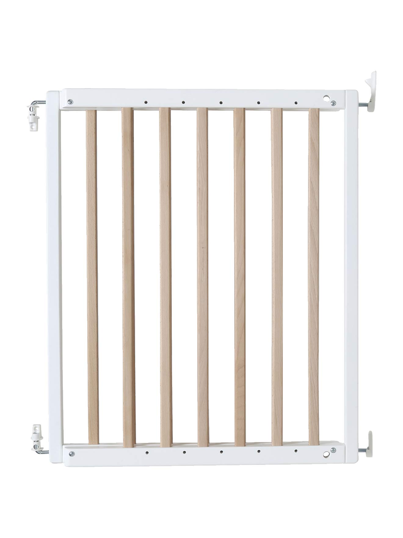 VERTBAUDET Barrière de sécurité Enfant en Bois Naturel/Blanc TU