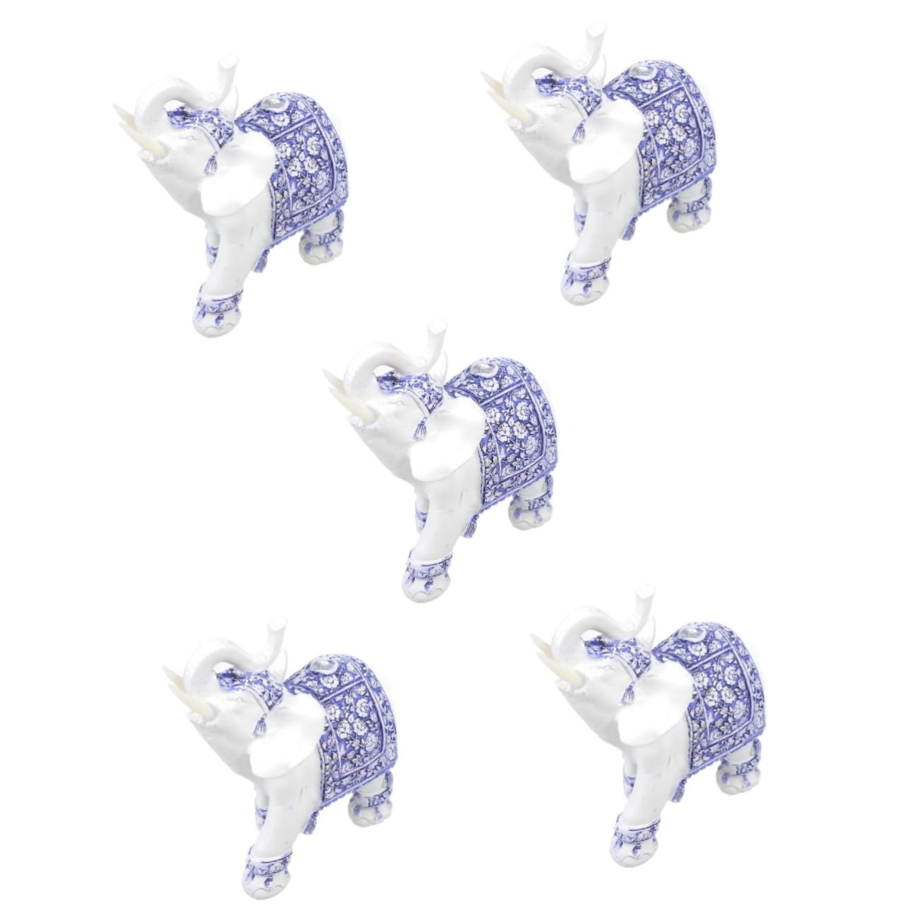 Décor d'éléphant bleu pour revitaliser un meuble terne facilement