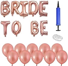Palloncini Sposa TIMESETL 13 Pezzi Palloncini Bride to Be Palloncini Bride Matrimonio Palloncini Rosa Bride Palloncini Addio al Nubilato Scritta Bride Palloncini Bride con Pompa Palloni Bride Kit