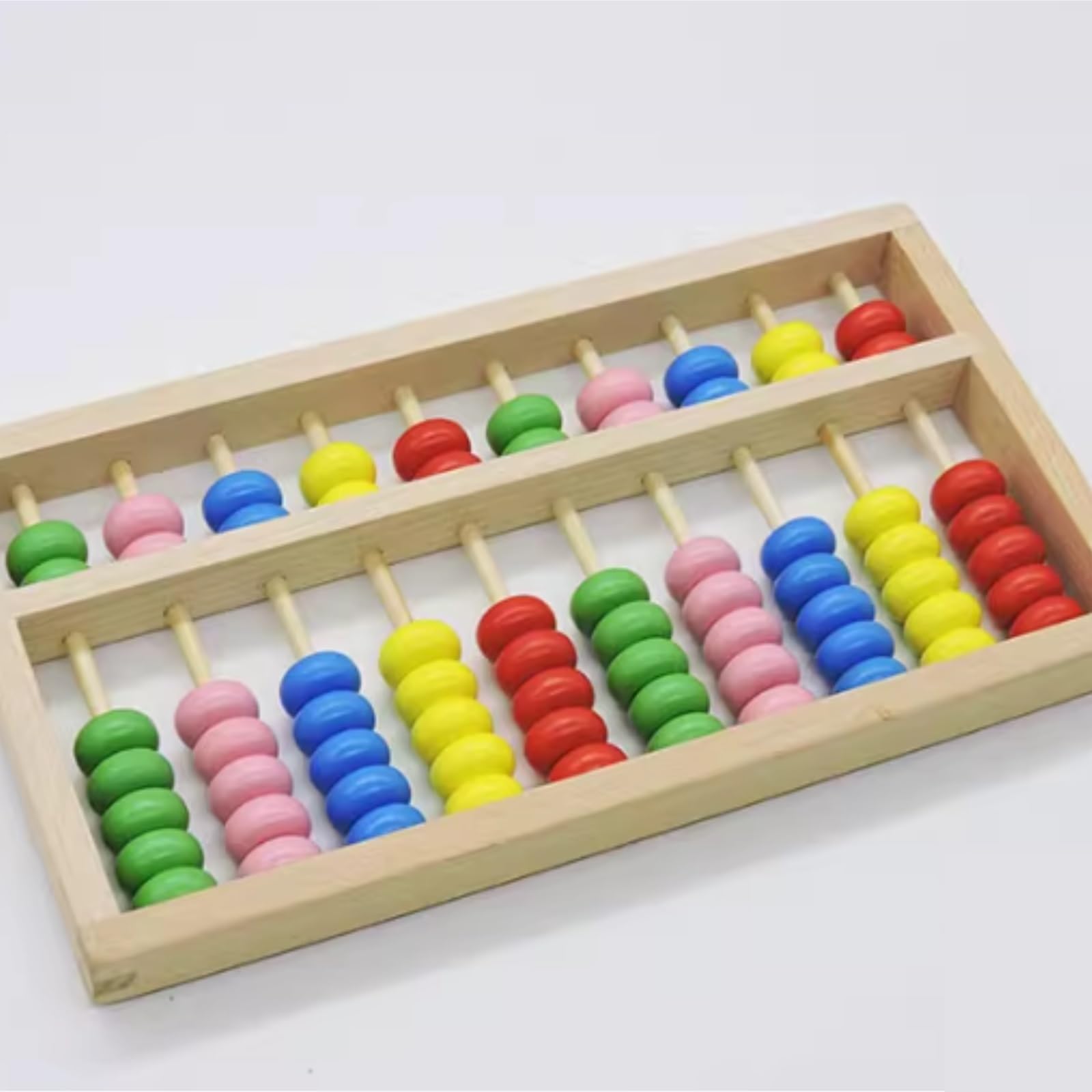 Abacus Drewniany Abakus Kolorowy Matematyka Liczenie Manipulacje Naucz Się Liczenia I Liczb Przybory Szkolne