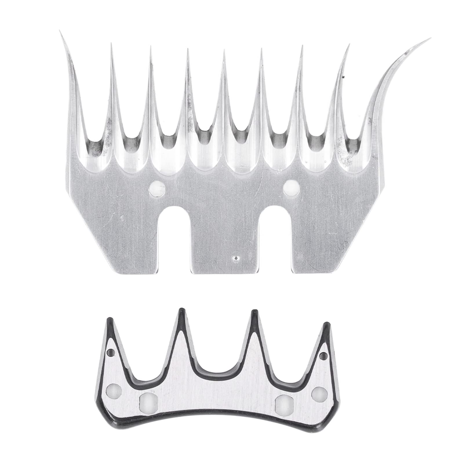 Bewinner Lame de Cisaille à Mouton Incurvée à 9 Dents de Rechange, Coupe-Laine électrique en Acier à Haute Teneur en Carbone pour Tondeuse à Chèvre, Peigne de Cisaillement Durable pour Laine Dense,
